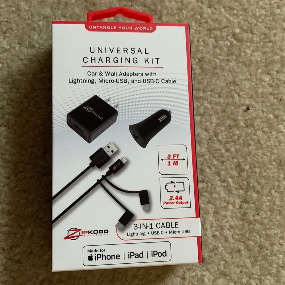 Universal charging kit.